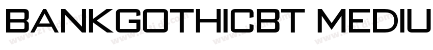BankGothicBT Medium字体转换
